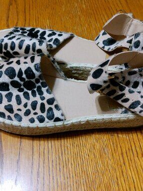 BELLA MARIE MOIRA/10 LEOPARD SUEDE SIZE 8.5 USED GOOD SHAPE